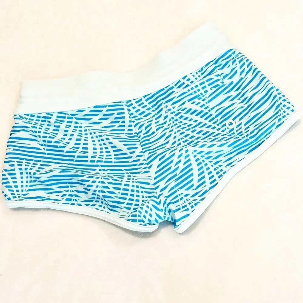 Athleta Girl Cannonball 2.0 Shorts sz S (7) Blue Swim Shorts Swim Bottom Shorts
